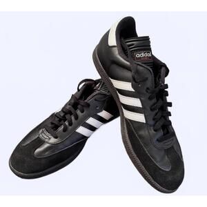 Adidas Samba Leather Men's Athletic Shoes Core Black 019000 Size 13 NICE SHAPE